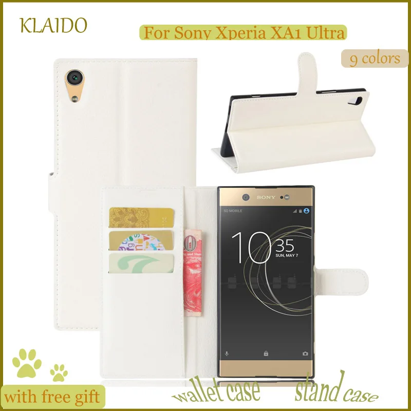 Klaido Высокое качество Роскошный кошелек кожаный чехол для телефона Sony Xperia xa1