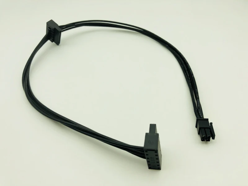 Новый 45 см мини 4 контактный поворотный 2 SATA кабель питания для материнской платы