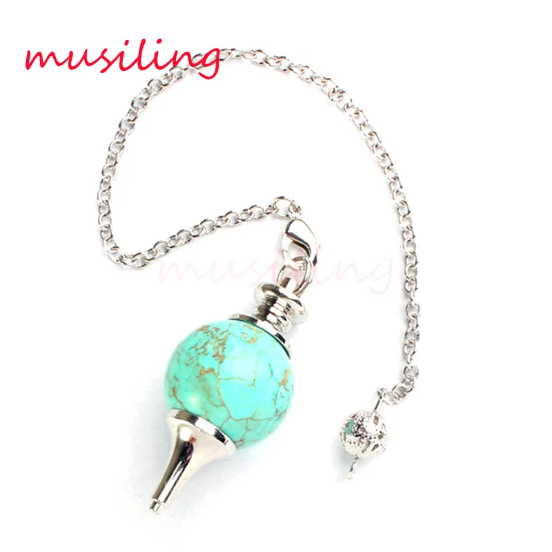 20 мм натуральный драгоценный камень транспортировка бисера счастливый маятник