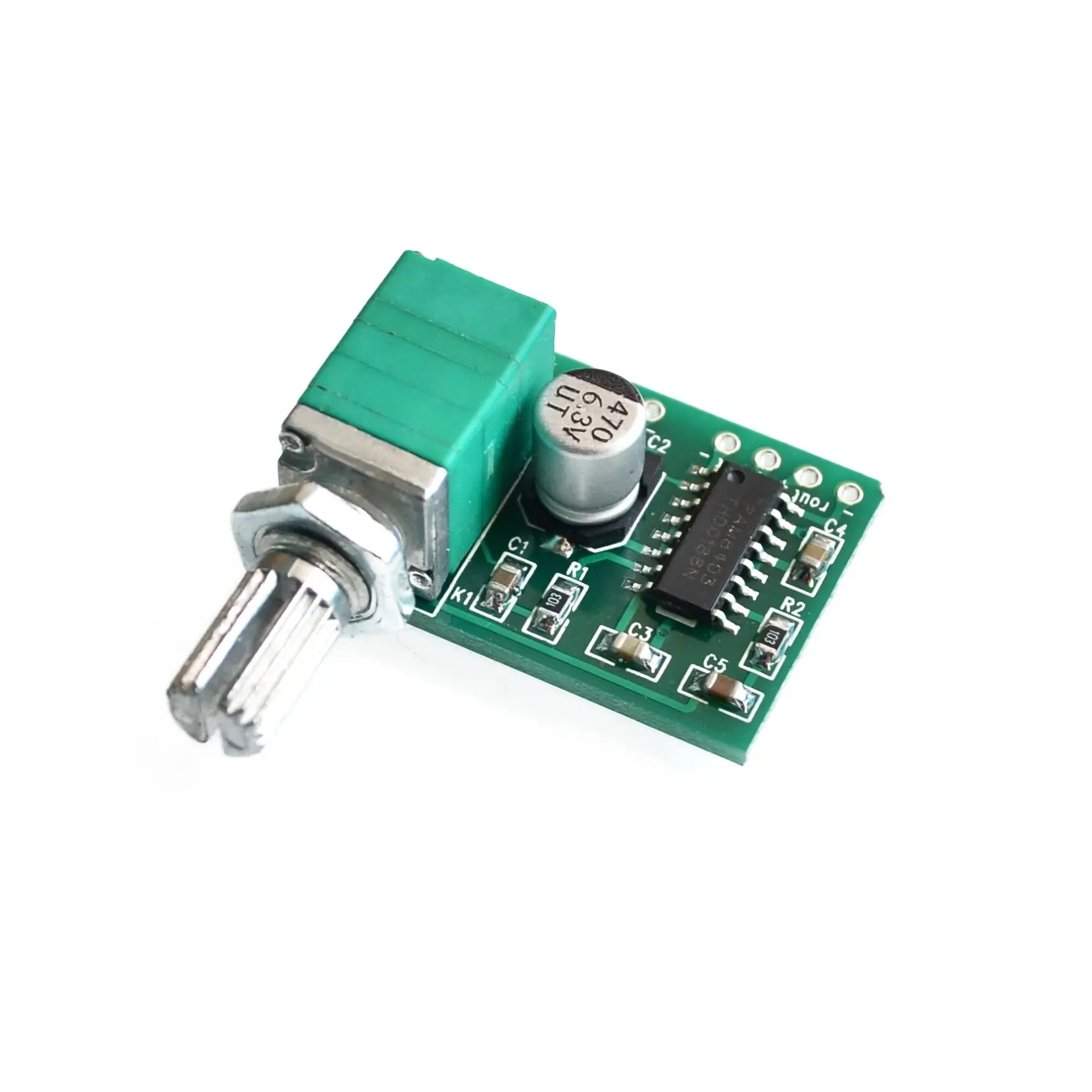 Цифровая плата маленького усилителя мощности PAM8403 Mini 5 В (USB-источник питания) |