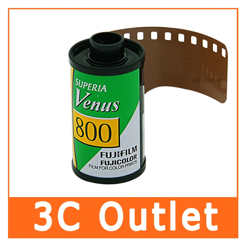 Fujifilm Fujcolor Superia Venus 800 135 цветная пленка 35 мм ISO 36exp 1 рулон|color film 35mm|film 35mm35mm color |