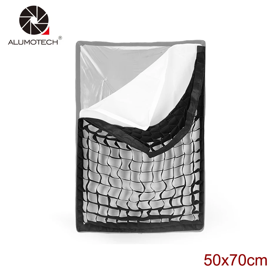 ALUMOTECH 19 7 &quotX27.6&quot 50x70 см медовая расческа сетка для Retangle софтбокс аксессуары