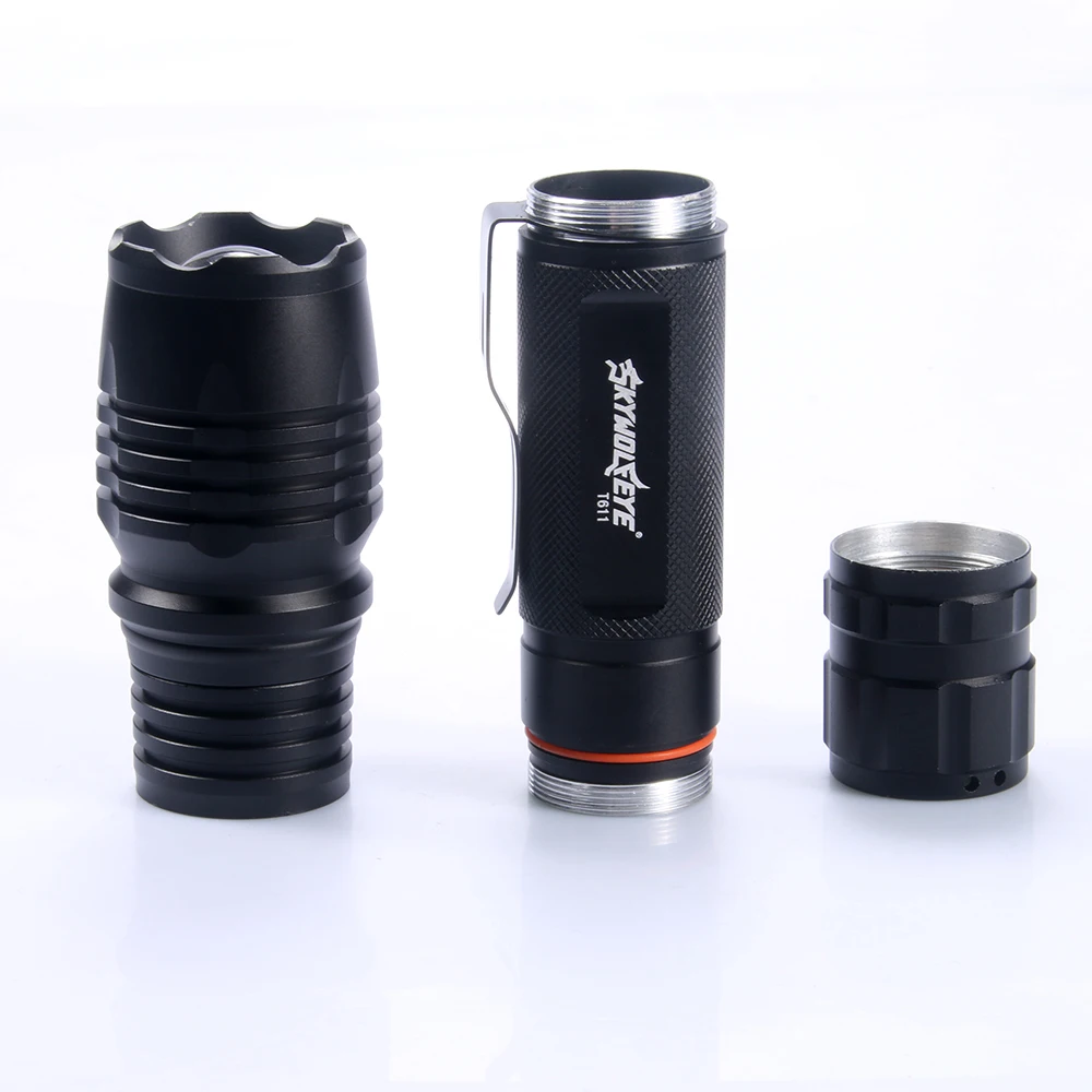 SKYWOLFEYE SOS 1000lm светодиодный фонарик 5 моделей zoom torch фонарь|Фонарики и осветительные