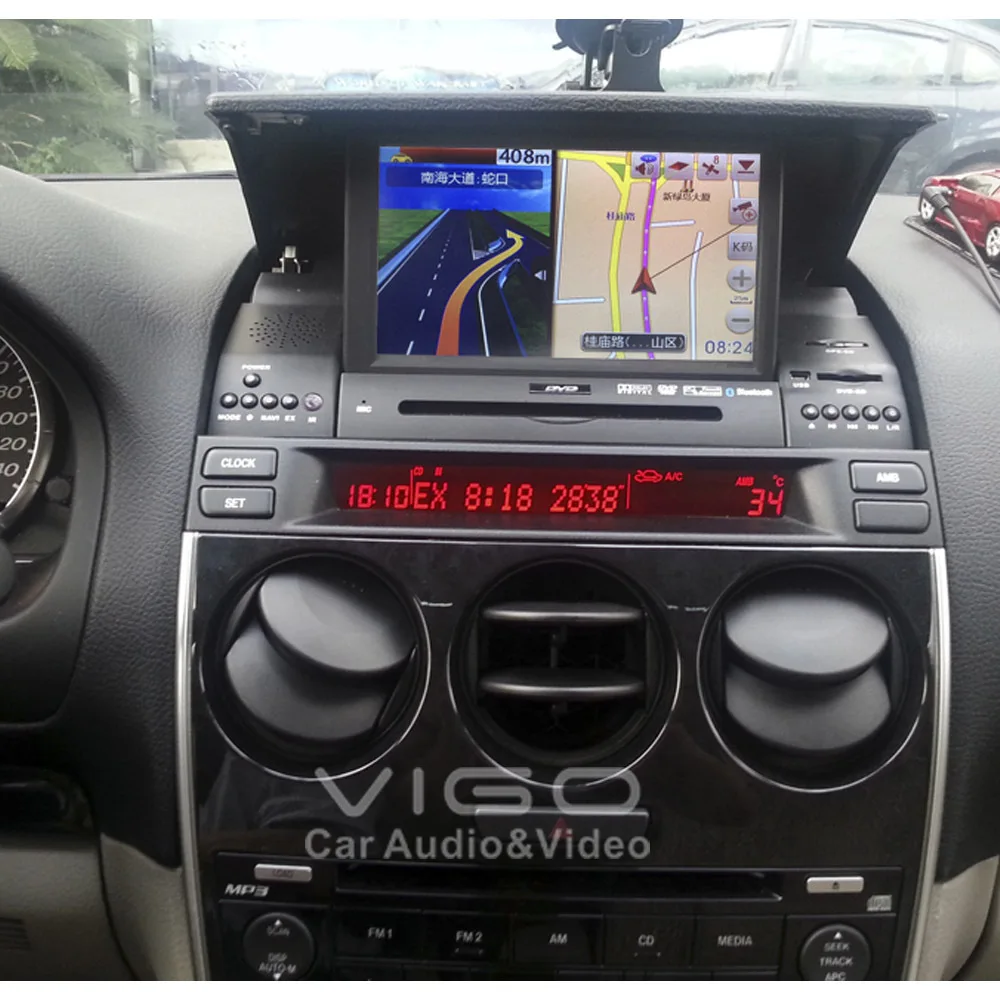 Car Stereo GPS Navigation for Mazda 6 2002-2008 Auto Radio DVD Player Multimedia Head Unit Sat Nav Autoradio Bluetooth A2DP USB |