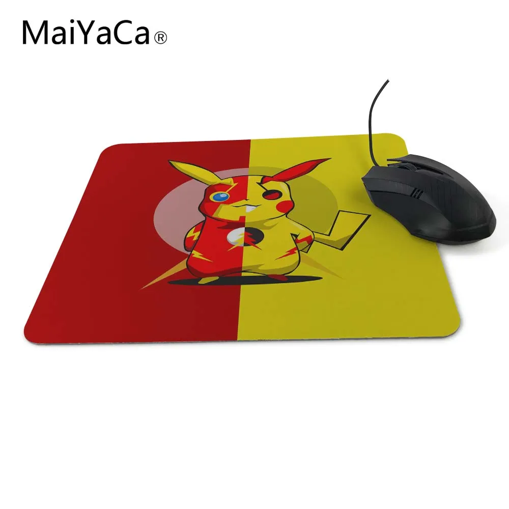 MaiYaCa Новое поступление роскошный парк Пикачу Покемон простой фон Коврик для мыши Противоскользящий Прямоугольный Коврик для мыши