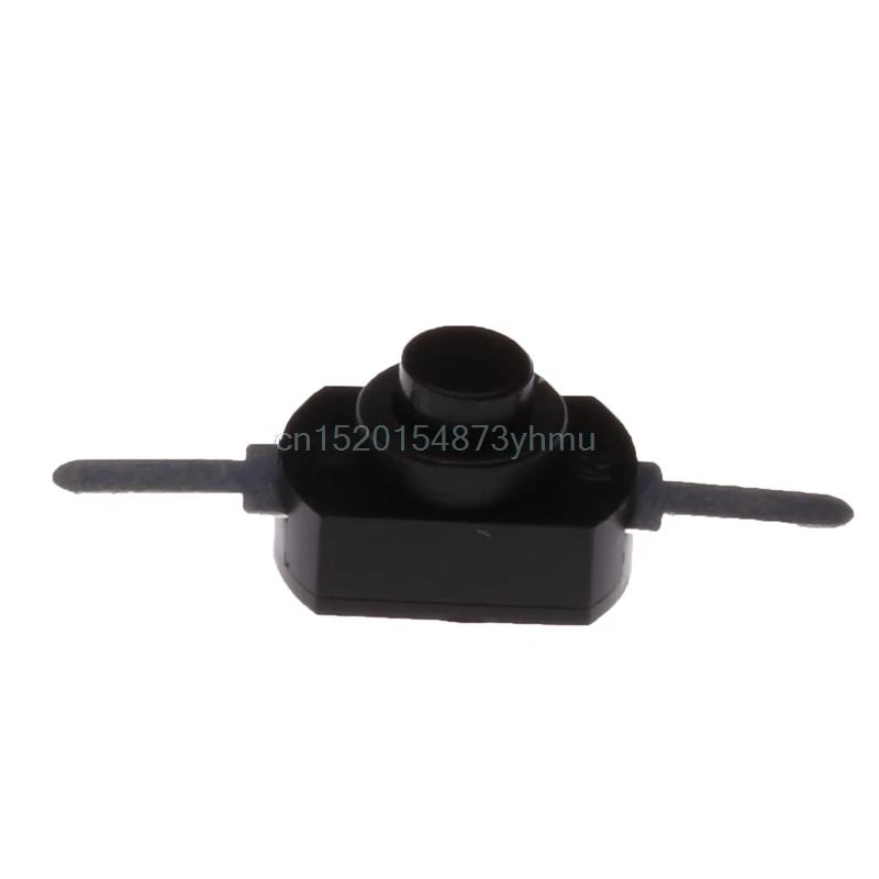 10X Новый 1A 30V DC 250V черный с фиксацией вкл/выкл мини-фонарик кнопочный