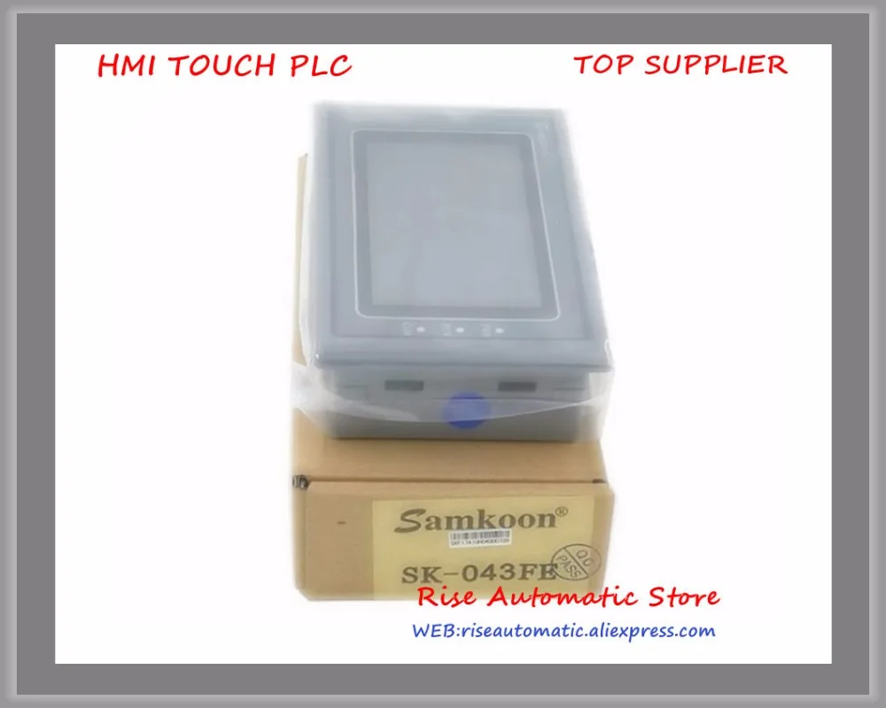 Новинка 4,3 дюймовый сенсорный экран HMI TP PLC RS232 + RS485 + USB + сенсорная панель Φ/B Обновите стандартное обновление