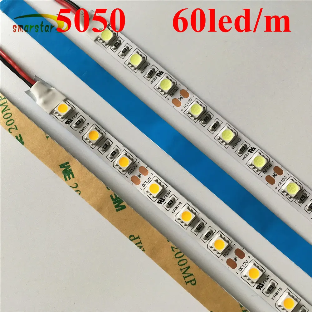 Гибкая светодиодная гирлянда Smarstar 12 В постоянного тока 5050 SMD 60 светодиодный