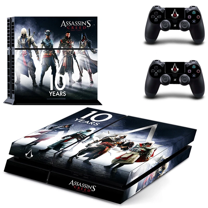 HOMEREALLY Стикеры s для playstation 4 наклейка для ps4 Стикеры для playstation 4 контроллера ps4 консоли наклейка для ps4 s Вашему вниманию assassin'screed