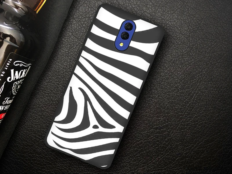 JURCHEN Case For Alcatel 3L Case Soft Tpu Silicone Back Cover For Alcatel 3L 3 L Case Cover Funda Printing Bag Cartoon