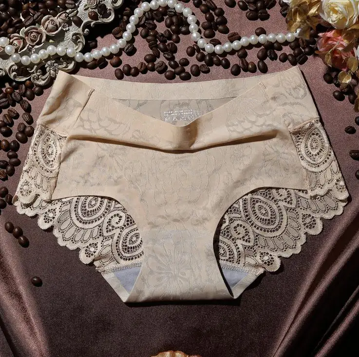KJA261 Новое Женское нижнее белье со средней талией, трусы, женские шелковые Бесшовные дышащие трусики Calcinha Sem Costura