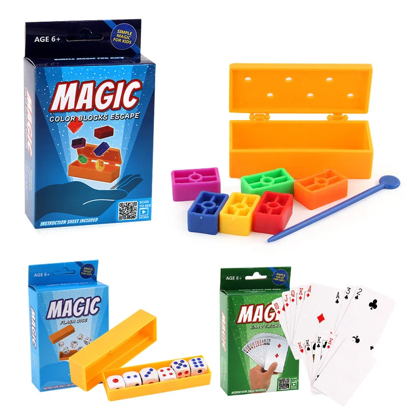 Волшебные трюки игрушки Mystery Box Magia truckchi карточный покер флэш подставка для костей