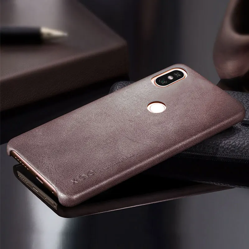 Xiaomi Redmi Note 5 Pro Case Cover Vintage Ultra-thin PU Leather Back for Note5 5Pro Cases Protector Phone Coque |