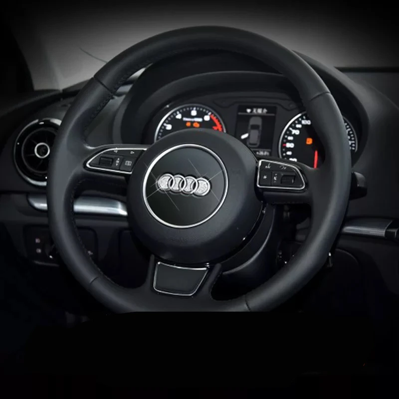 Стайлинга автомобилей аксессуары для Audi A4 A6 A3 A5 Q3 Q5 Q7 рулевого колеса автомобиля