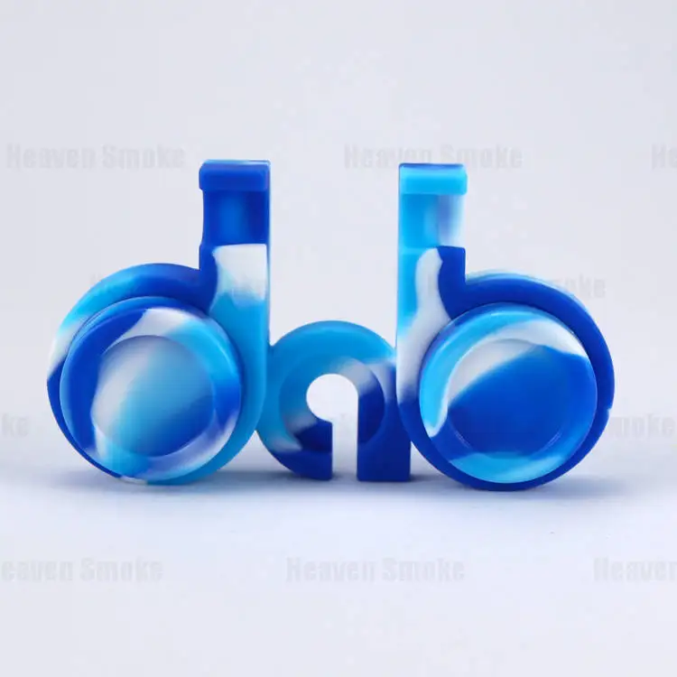 2*5 мл силиконовая банка Dab воск антипригарный контейнер для трав+ 1 шт. Силиконовый Лоток для DAB+ 1 шт. силиконовый коврик+ 1 шт. инструмент для резьбы - Цвет: dab jar only 5