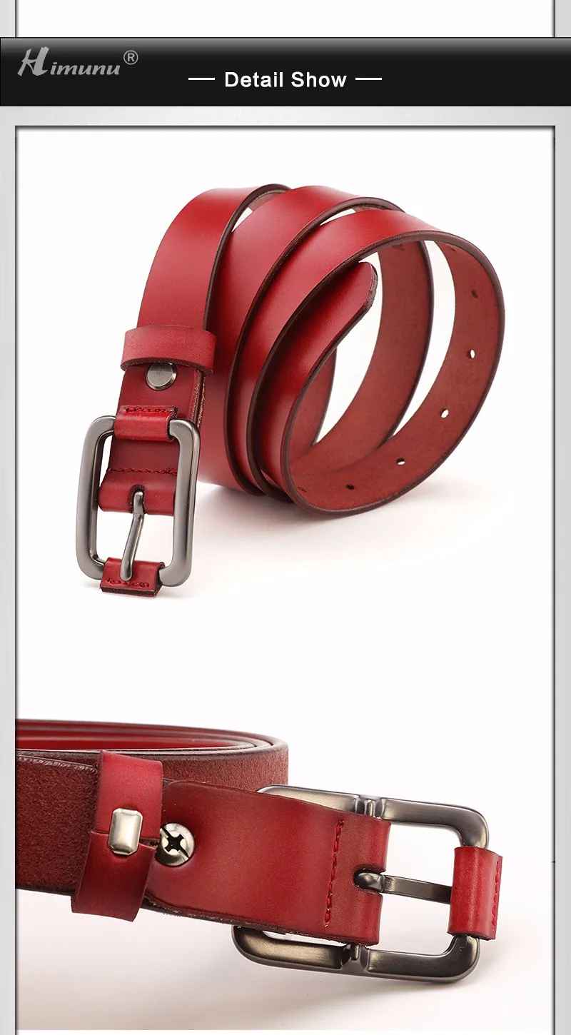 [HIMUNU] высококачественный Женский ремень из воловьей кожи для женщин, джинсы из натуральной кожи, кожаные ремни, Модный женский ремень с пряжкой