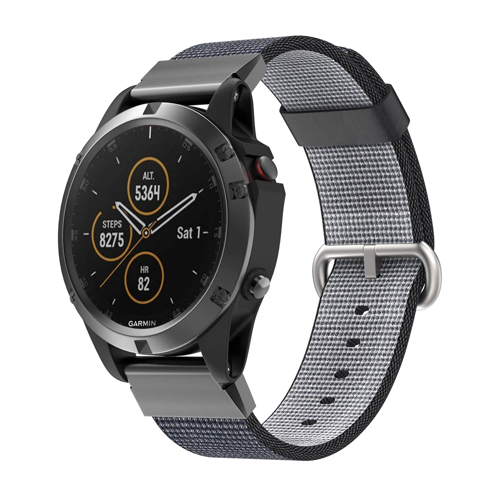 Нейлон тканые спортивный ремешок для Garmin Fenix 5 плюс/Fenix 5/Quatix 5/Forerunner 935/подход S60/fenix