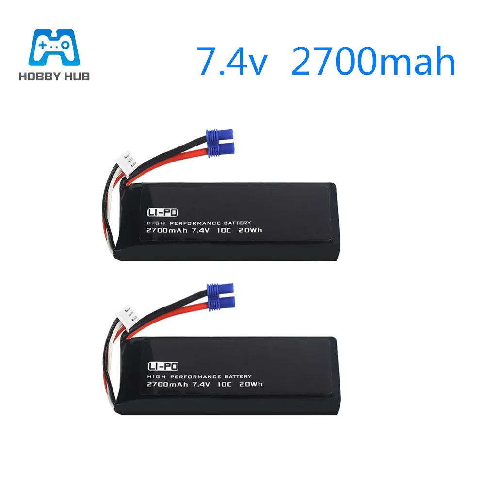 Аккумулятор для квадрокоптера Hubsan H501S H501C H501W X4 7 4 В 2700 мАч|Детали и аксессуары| |