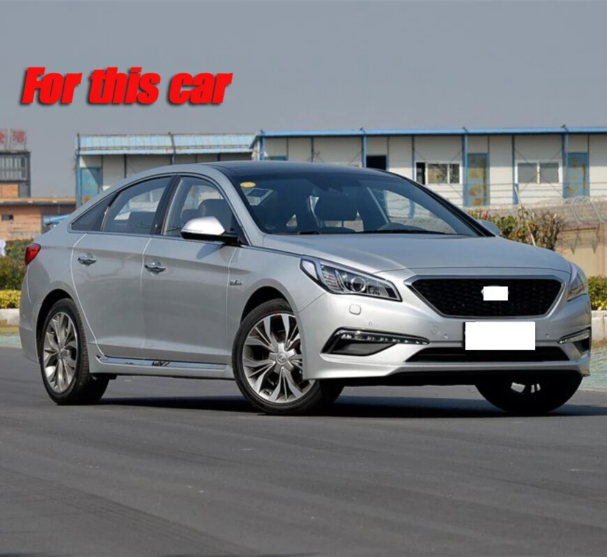 Для Hyundai Sonata MK9 2015 2016 2017 АБС-пластик жемчуг хромированный Внутренний кондиционер