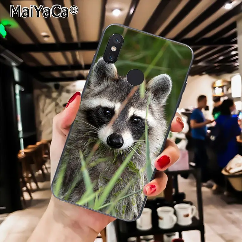 MaiYaCa модный енот красная панда лиса дизайн чехол для телефона для Xiaomi Redmi4X 6A S2 Go Redmi 5 5Plus Note4 Note5 7 Note6Pro