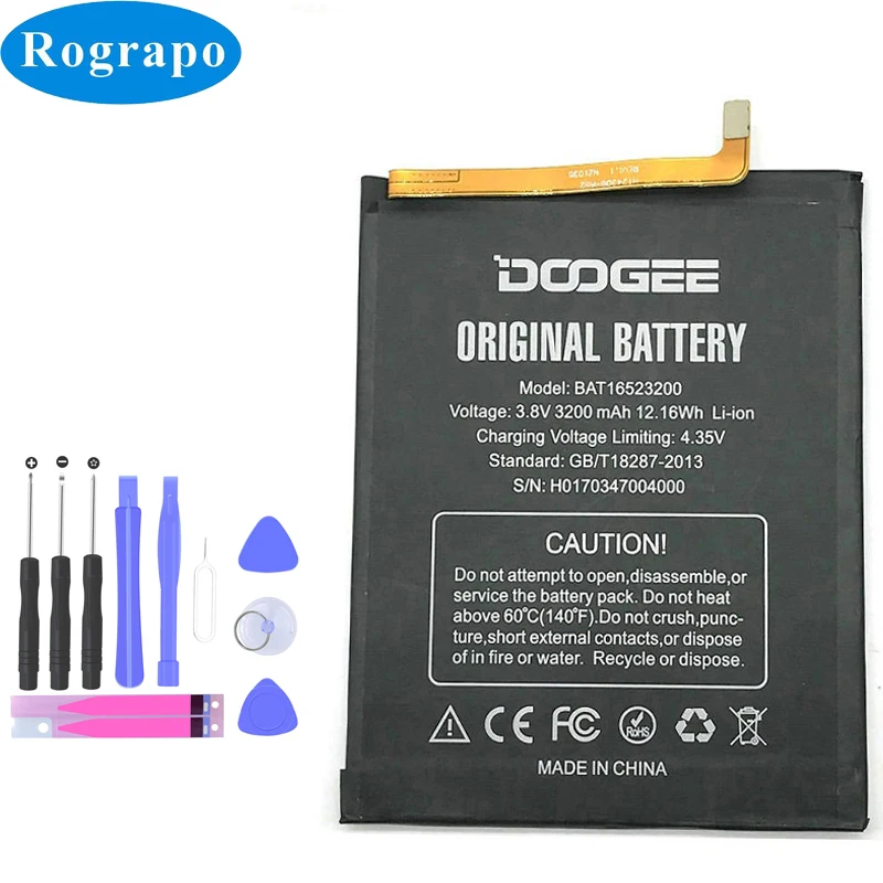 Новая батарея 3200mAh BAT16523200 Для Doogee Y6 C Y6C MTK6750 Восьмиядерный аккумулятор для