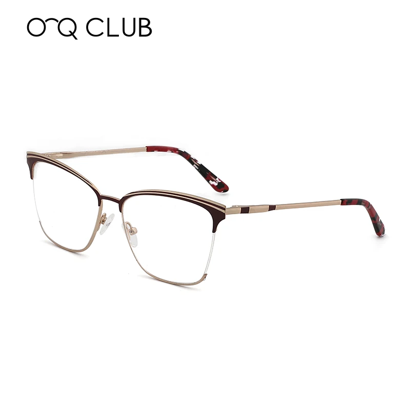Women Optical Glasses Frame Cat Eye Eyeglasses Frame Reading Glasses Eyewear Accessories Women Eyewear Frame Myopia - Цвет оправы: C2