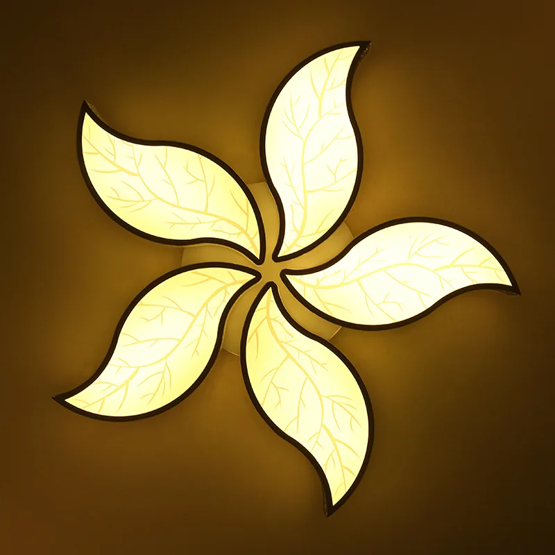 Потолочный светильник Iron Art креативный потолочный в виде листьев Luminaria