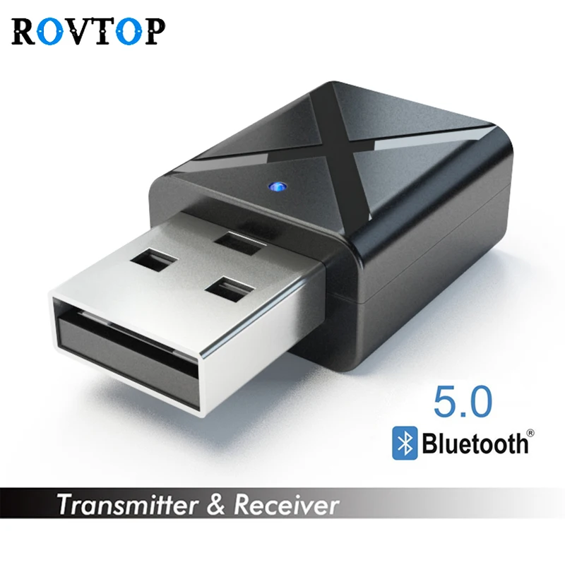 Rovtop 2 в 1 стерео Bluetooth аудио приемник и передатчик 3 5 мм AUX беспроводной адаптер для