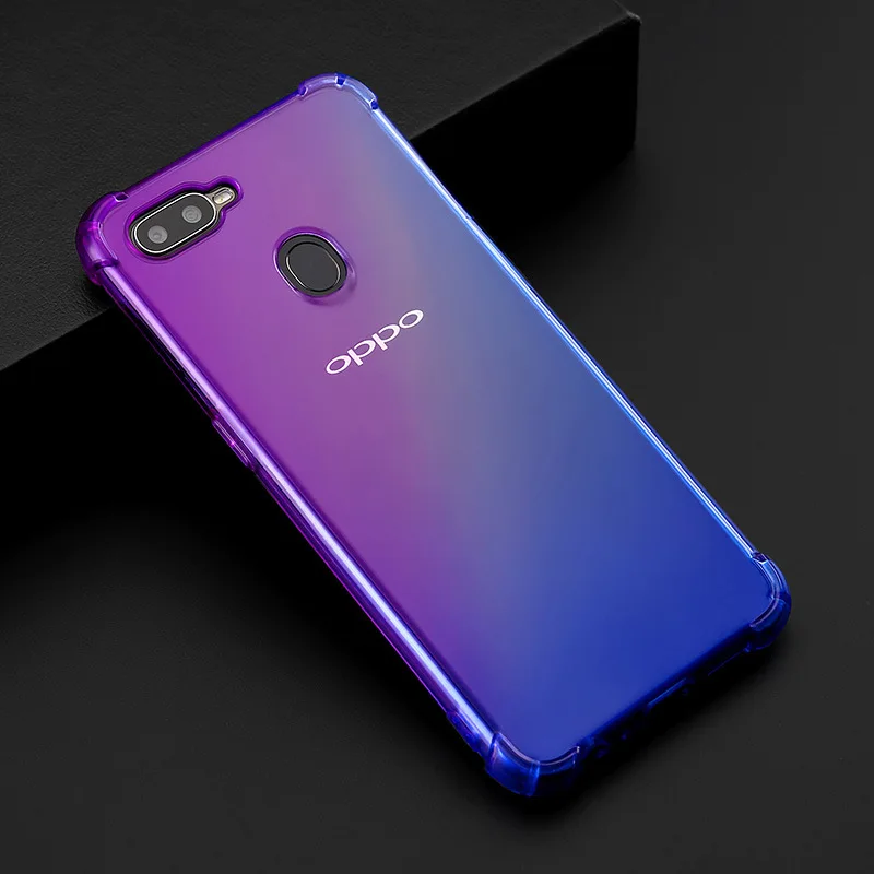 Противоударный Прозрачный мягкий силиконовый чехол для OPPO A7 A7X AX7 A5S A79 A83 A73