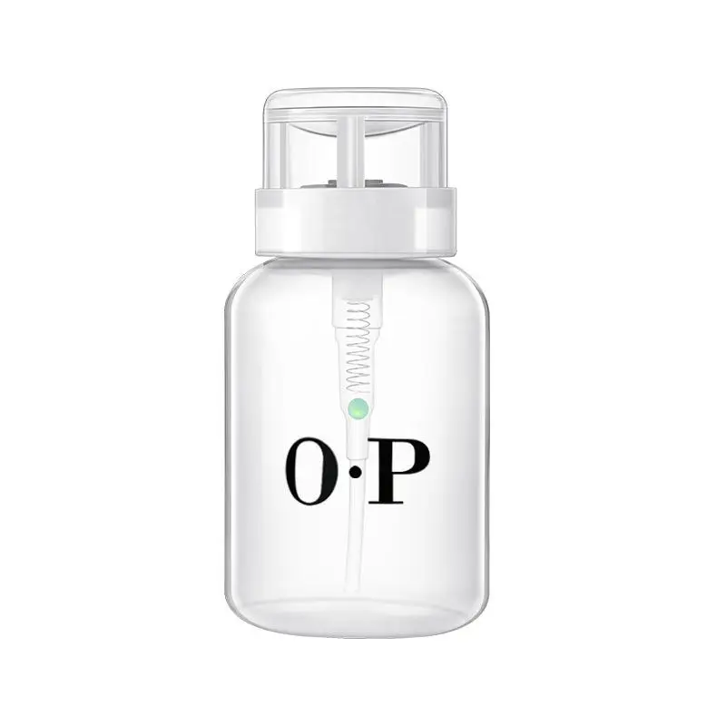200ML Прямая поставка 200 мл стеклянные бутылочки для лака для удаления жидкого пресса дозаторный Диспенсер Бутылка Контейнер под масло для ногтей парфюмерная Бутылка Косметика - Цвет: 200ML