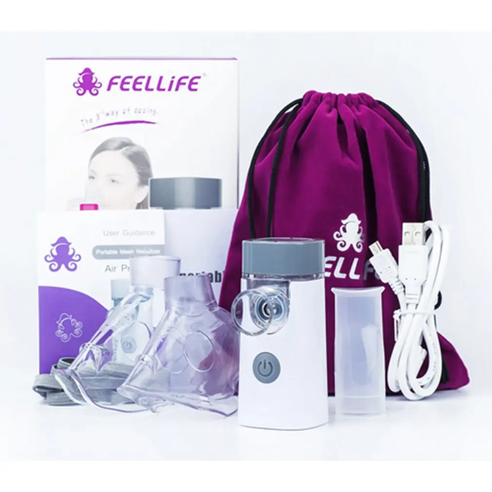 Medical Nebulizer Airpro2 медицинский небулайзер ручной ингалятор для астмы распылитель для детей забота о здоровье перезаряжаемый мини портативный ингалятор - Цвет: Medical Nebulizer