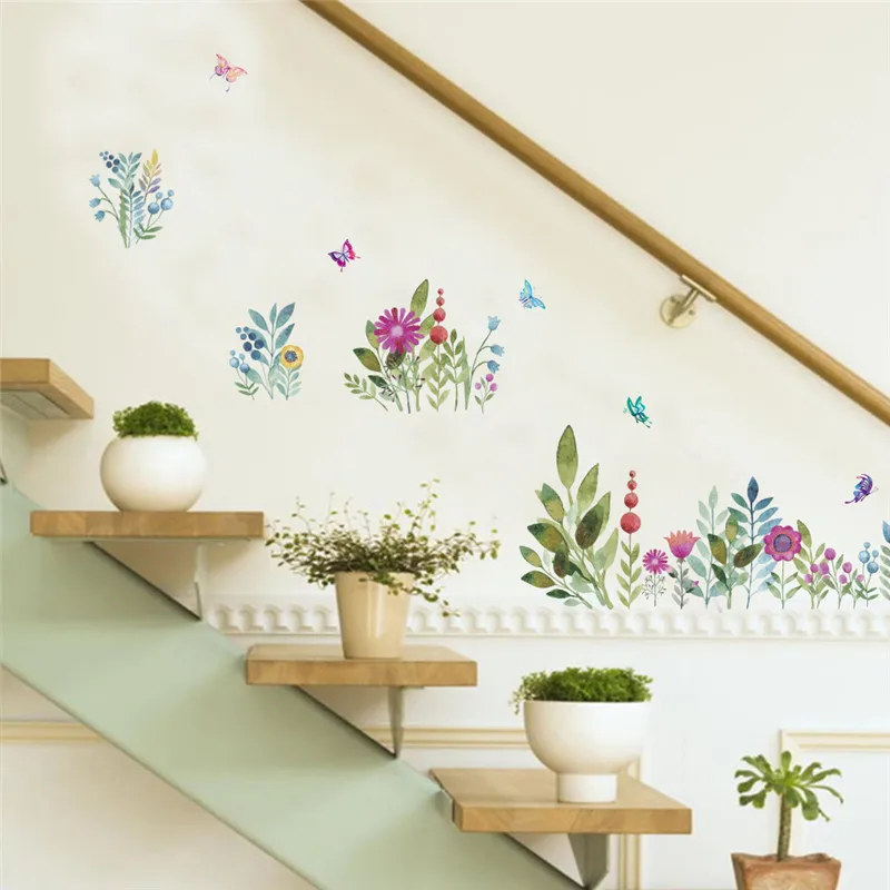 Стиль chinois encre peinture fleurs наклейки muraux décoration de la дом papier peint салон фотообои