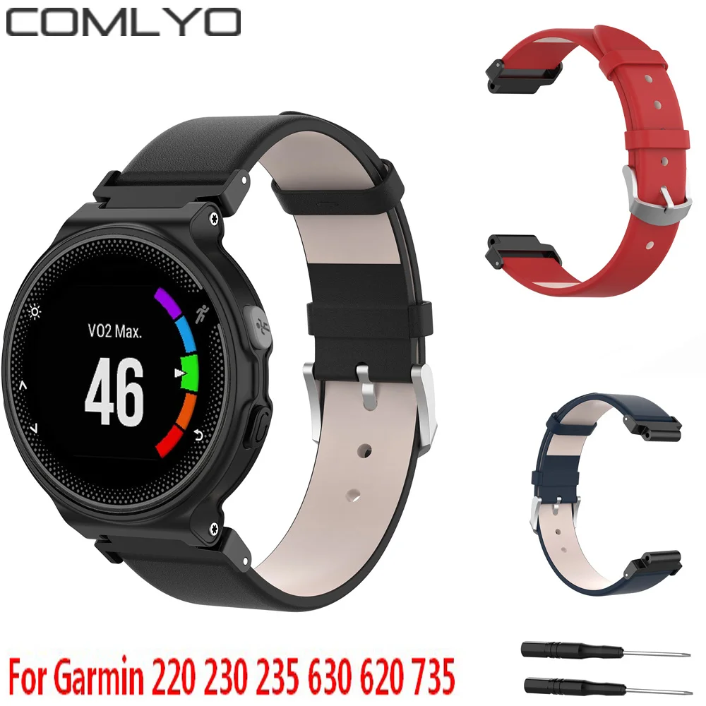 COMLYO для Garmin Forerunner Смарт часы браслет силиконовый ремень 220/230/235/630/620/735 ремешок