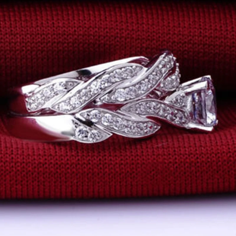 Комплект из кольца и с камнями размеры 3 12|wedding engagement ring|ring bandengagement ring |