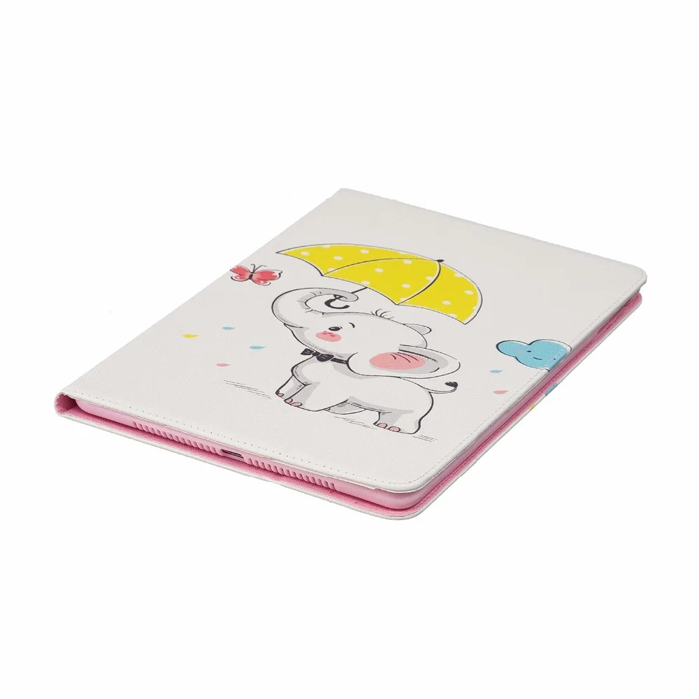 Чехол для планшета Apple iPad 9 7 2017 2018 защитный чехол с мультяшным слоном и пандой