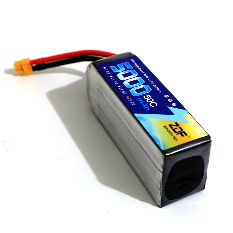 ZDF 22 2 v 6S 5000mah 6000mah 50C Max 100C литий-полимерный аккумулятор для стандартного вертолета