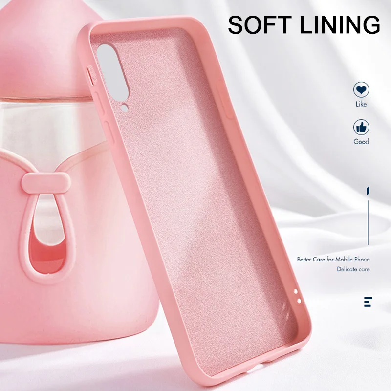 Жидкий силиконовый чехол для Xiao mi Red mi Note 8 7 6 5 K20 Pro 6A мягкий чехол для mi 9T 9 8 SE A2 Lite A1 6X mi x 2 3 2s Чехол