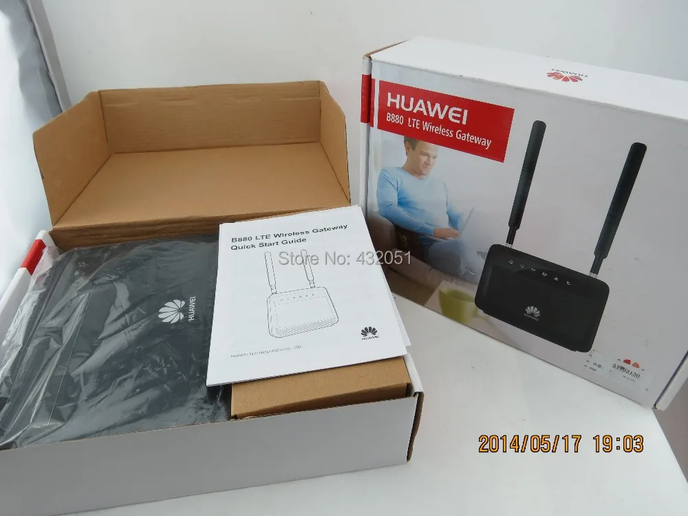 

Маршрутизатор Huawei B880-70V 150 Мбит/с 4G LTE (антенна в комплекте)