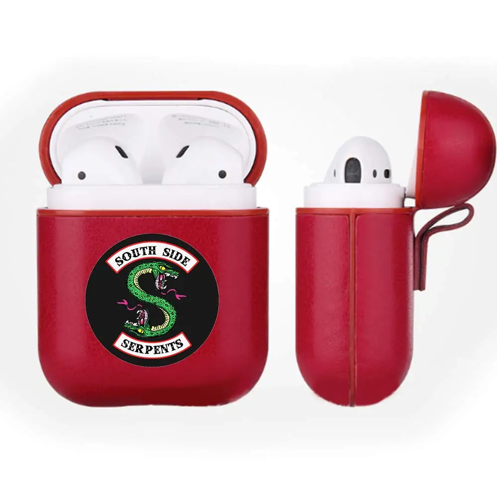 SingFly ривердейл Арчи Эндрюс ПУ кожа Airpods чехол Bluetooth гарнитура защитный для Apple