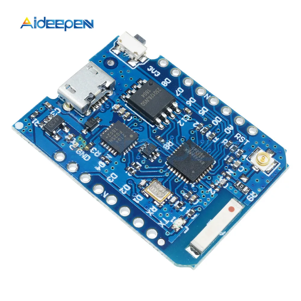 Внешний антенный разъем для WEMOS D1 Mini Pro 16M Bytes NodeMCU ESP8266 ESP 8266EX CP2104 WIFI макетная плата