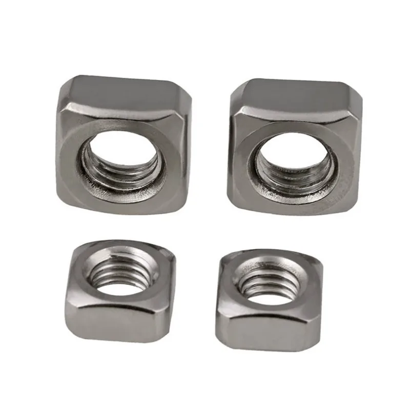 DIN557 GB39 M3 M4 M5 M6 M8 M10 M12 316 Stainless Steel Square Nuts Thin Type Nut DIN562 | Строительство и ремонт