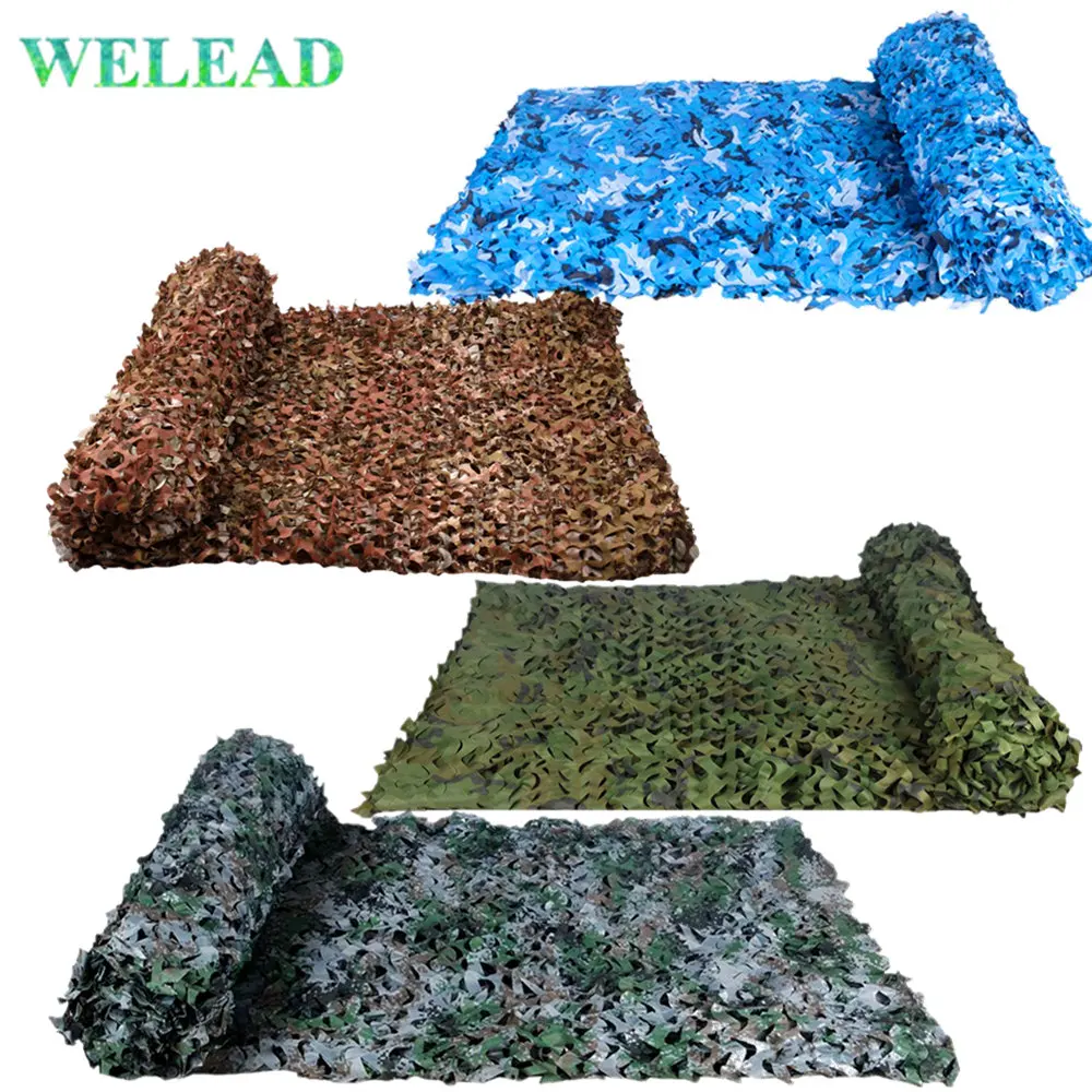 WELEAD 18 цветов 1,5x3 камуфляжная сетка камуфляжная Военная фотостудия тенты для автомобиля садовые навесы бассейн укрытие Пергола скрытие Охота