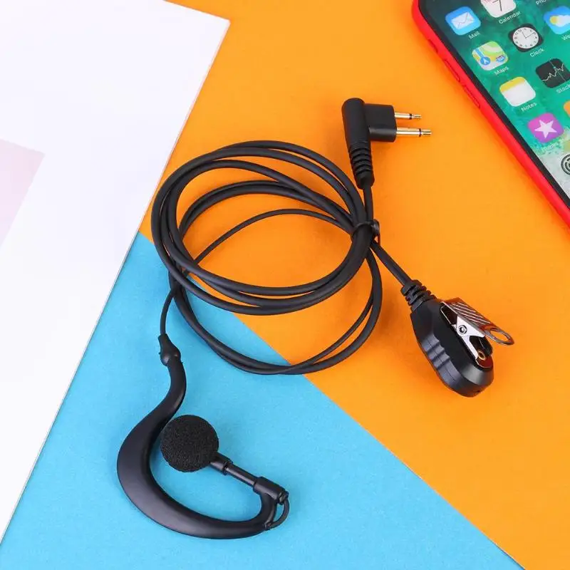 G форма 2 Pin M-type наушник ж/стандарт голосовой связи PTT для Motorola/HYT Walkie-talkie радионаушники