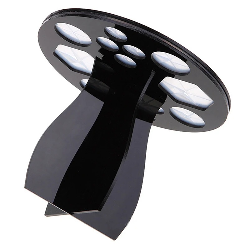 Черный акриловый держатель для хранения кистей макияжа многофункциональные