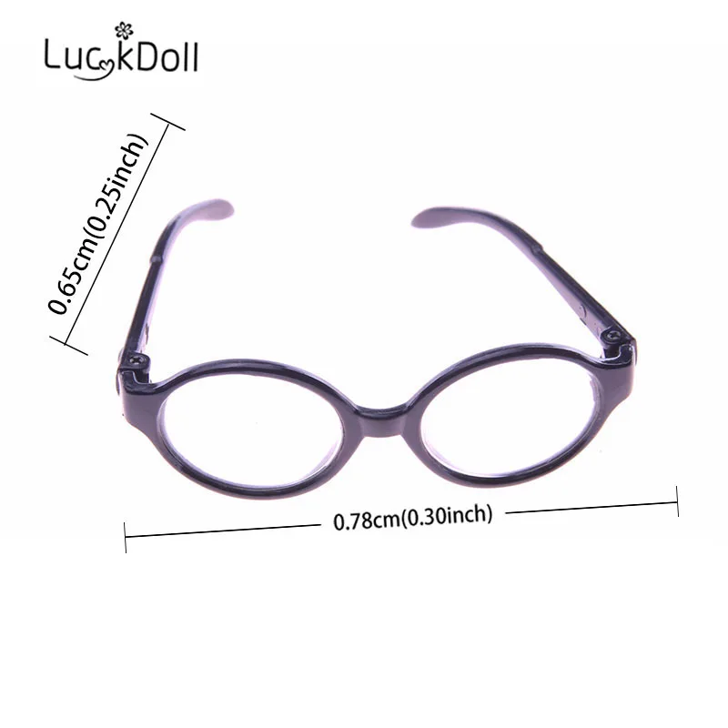 Круглые очки LUCKDOLL однотонные подходят для детей размером 18 дюймов размер 43 см