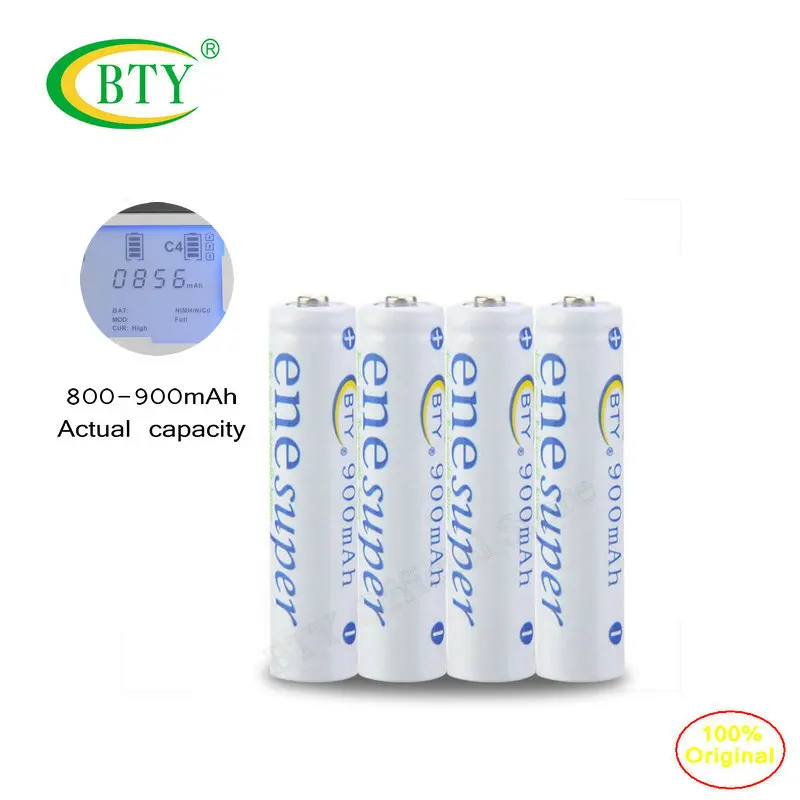 4 шт./упак. BTY AA Батарея 2250Mah + 4PCS/Pack AAA 900mAh перезаряжаемая батарея 704A3 Ni MH зарядное