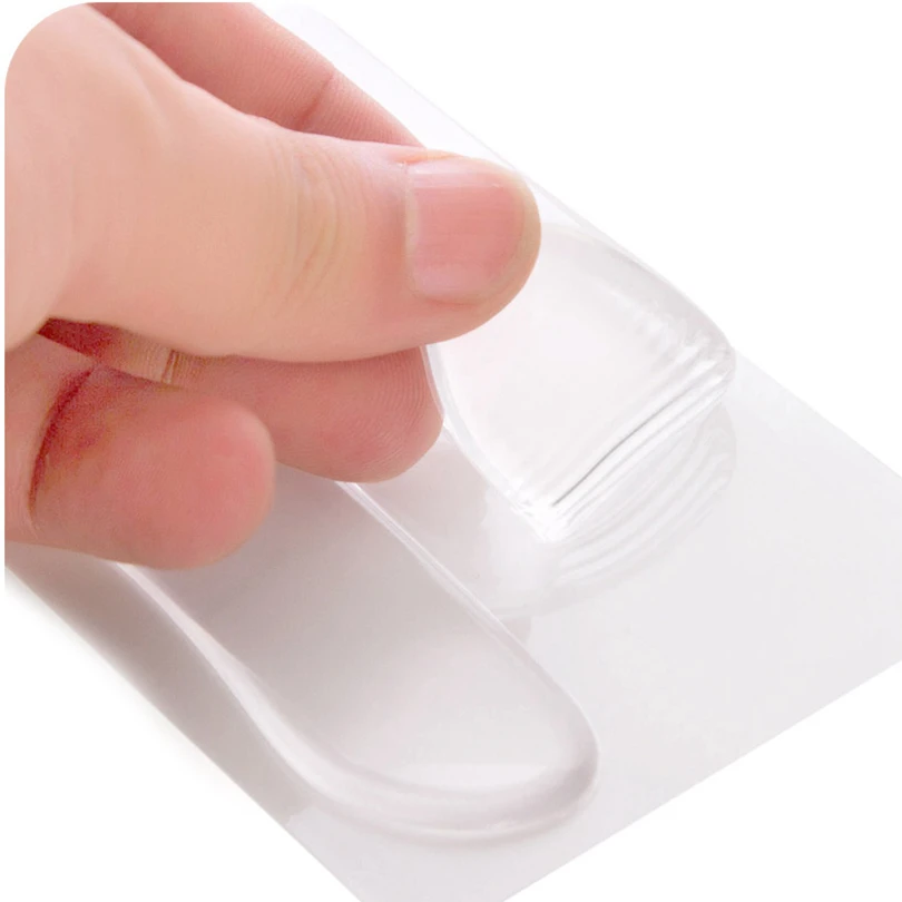 2 пары самоклеящиеся прозрачные силиконовые гелевые накладки для обуви|tool watch|tool