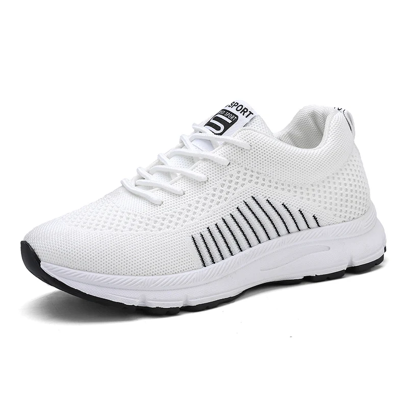 Новая женская обувь для тенниса; Feminino Zapatillas Deportivas Muje; дышащая Нескользящая спортивная обувь; белые кроссовки; дешевые - Цвет: Белый