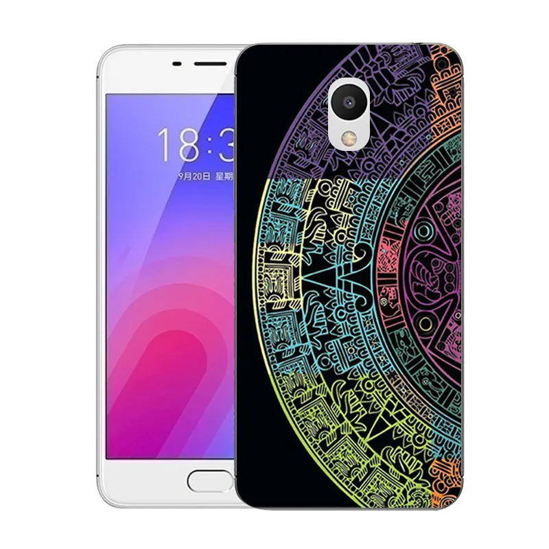 Чехол для Meizu M6 5 2 дюйма разноцветный Силиконовый ТПУ чехол-накладка M 6 Mini M711Q M711C