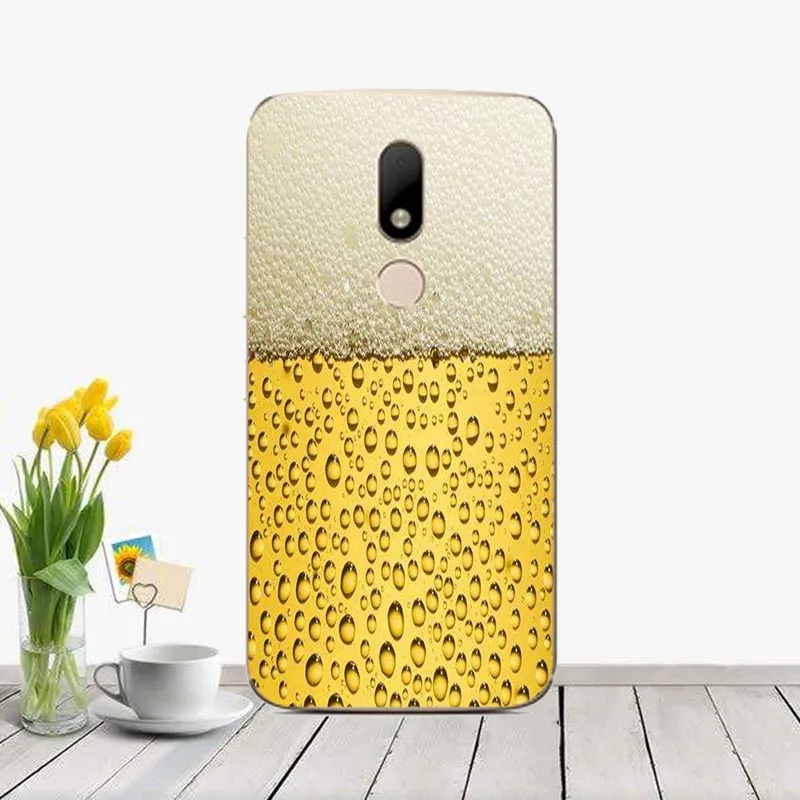 J28 Мягкий силиконовый чехол для Motorola Moto M XT1662 XT1663 розовый чехол с милыми животными чехол с принтом для Moto M задняя крышка Capas Fundas - Цвет: J28
